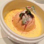 肉割烹　華家　新栄 - プリン　キャラメルアイスクリーム