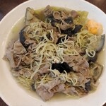 Shabuyou - グリーンカレーだしでスープスパ風にしました。豆板醤マヨがとても合いました。