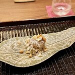 鎌倉 北じま - 2024.3.  蕗と独活、蒟蒻と利休麩の白和え