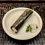 鎌倉 北じま - 2024.3.  泥障烏賊と半生ばちこの手巻き鮨