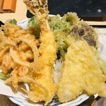 尾張蕎麦と天丼 徳川忠兵衛 - 天ぷら