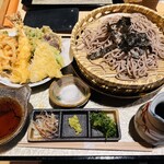 尾張蕎麦と天丼 徳川忠兵衛 - 季節の天ざる