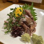 味のまる藤 - ホタルイカ刺身
