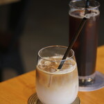 Art&Restaurant zen - アイスカフェラテ、アイスコーヒー