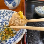 千利庵 - 胡麻寄せ豆腐！★もりそば(800円税込）★