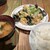 寅"むすこ食堂 - 料理写真:キクラゲの卵炒め定食 ¥800