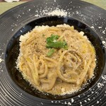 Caro Bosco - パスタ　岩のりと玉ねぎのクリームソース