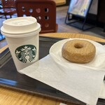 STARBUCKS　COFFEE - スターバックスラテ、シュガードーナツ 2024/03/29