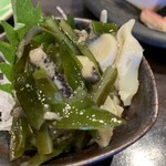 旬菜炭焼 玉河 - お店からのサービスをいただきました