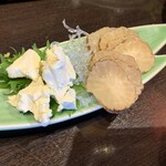 旬菜炭焼 玉河 - いぶりがっこチーズ