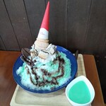 カルディー - チョコミントみるくかき氷