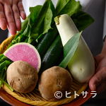 Teppanyaki Suteki Bonte - 季節感と彩りを添える『朝どれ野菜』
