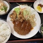 Katanaya - ミンチカツ定食（650円）