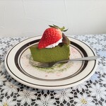 喫茶 ぽると - 鈴鹿抹茶のバスクチーズケーキ※期間限定