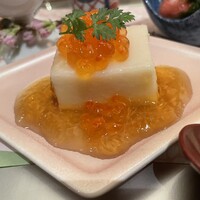 紀尾井 なだ万 - ホワイトアスパラ豆腐