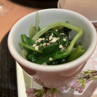 紀尾井 なだ万 - 三つ葉のお浸し