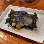 割烹 ひとしお - 牡蠣の松前焼き1200円