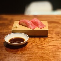 THE 雪月花 - ③ 近江牛の炙り握り