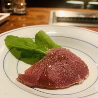 THE 雪月花 - ①【前菜】
                    牛ホホ肉のハム