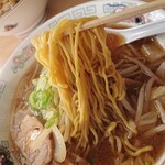 味の一令 - 中細縮れ麺