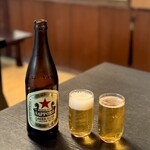 登良屋 - ビール