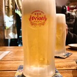 おきなわ家 - オリオン生ビール550円