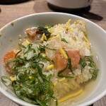 あんざ - 本日の海鮮ひつまぶしの出汁茶漬け　なかなか美味しい♪