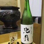 sushishumbinishikawa - 池月 純米 無濾過 生：スッキリとした味わいです。 石川県鹿島郡中能登町 鳥屋酒造 アルコール分 17度。
