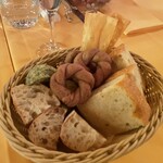 TRATTORIA CHE PACCHIA - パン色々で全部おいしい