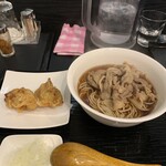 Soba Udon Wa - 肉富士、とり天