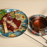 [Limited quantity] Japanese black beef raw liver style sesame oil shabu shabu