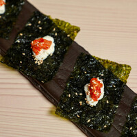 海苔巻きチャンジャクリームチーズ