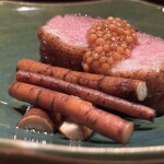 とり茶太郎 - かすみ鴨ロースと山牛蒡