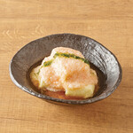 Deep-fried tofu with grated yam and mentaiko