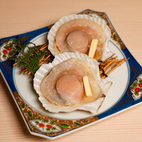 殻付きほたてバター