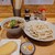 武蔵野うどん 五六 - 料理写真:特製肉汁うどんとさつま芋天