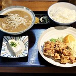 Eitairo - 豚汁定食・チキン唐揚げ