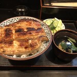 川勢 - 上うな丼・ご飯大盛り
