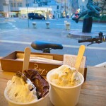 Roy. - 雰囲気のよい店内でチルなジェラートタイム