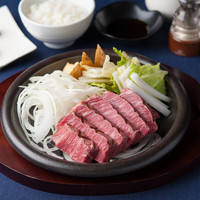 国産牛ロースステーキランチコース　90g 3000円(税込)～
