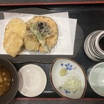治郎 - 牡蠣の天ぷら蕎麦