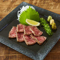 佐賀牛　炙り刺し