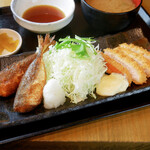 たから食堂 - 豚カツと小アジ
