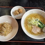 つね川 - 塩ラーメン定食