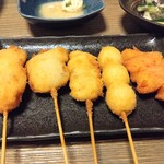 海鮮 火の鳥 - 串揚げ盛合せ