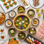 ハナハナ - 料理写真:アリビラ ランチブッフェ「飲茶と寿司＆あぐーしゃぶしゃぶ」