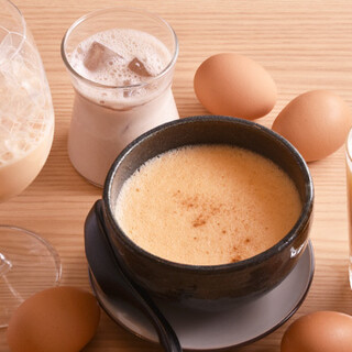 カスタード風味の「きりたま」をはじめ多彩な卵ドリンクあり◎