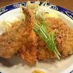 かまど - アジ・はんぺんフライ
