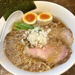 ラーメン一兎 - 『こってり煮干し＋味玉』