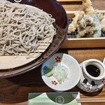 天竜そば こたけ庵 - 料理写真:お昼の天ざる（大盛り）￥1210